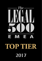 The Legal 500 EMEA Top Tier 2017