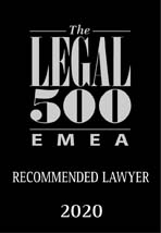 The Legal 500 EMEA Recommended Lawyer 2020